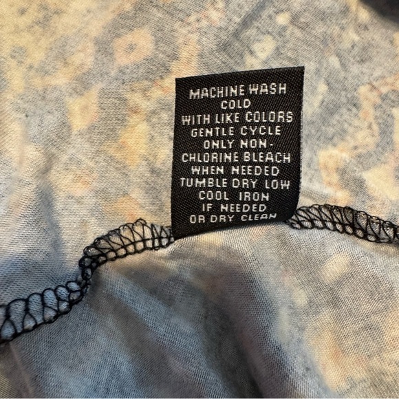 Premise Studio Women’s Ruched Sleeve Tribal Print Front Pocket Tunic Sz 2X - Picture 7 of 9